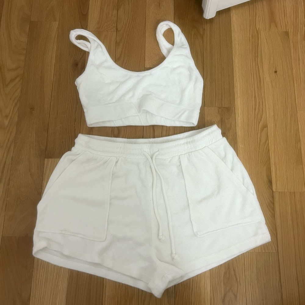 Zara terry cloth set